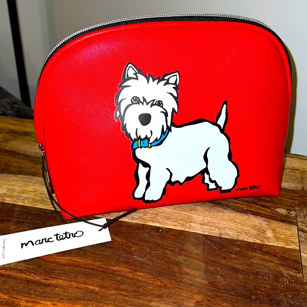 Cute cosmetic/makeup bag for all you yorkie lovers!